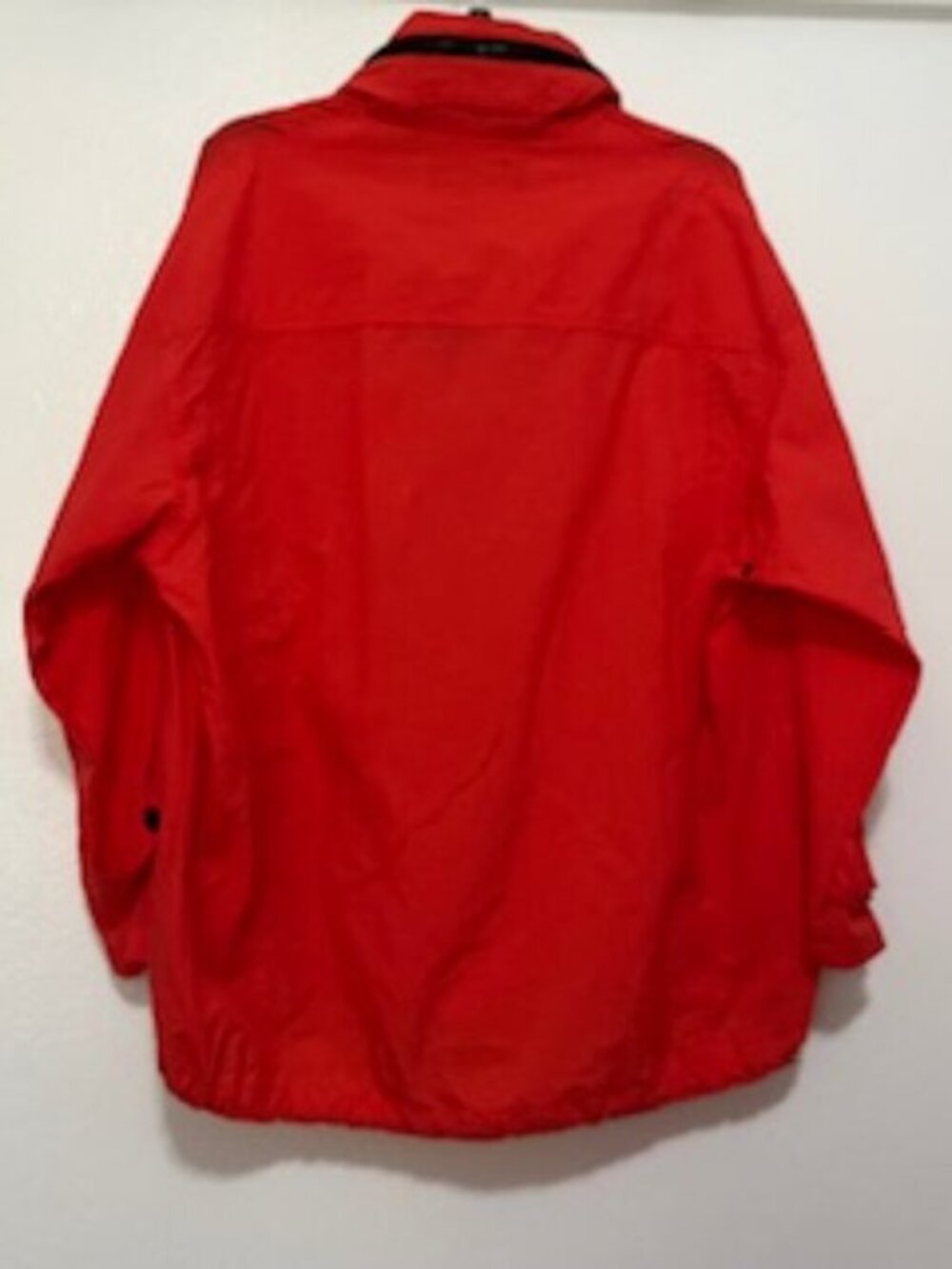 Chaus Sport Red‎ Nylon Windbreaker With hood  Men’s Size Large Zip front - Picture 10 of 12